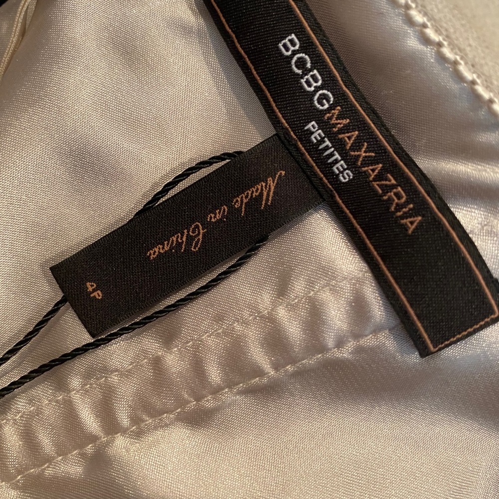 Strapless gown BCBG